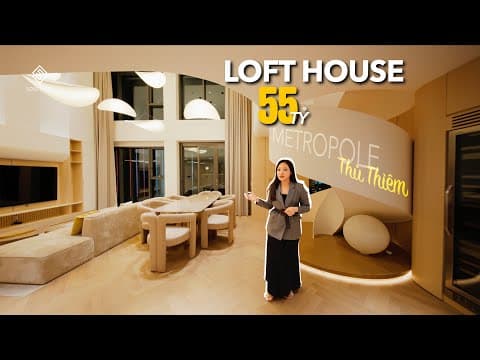 55 Tỷ Cho Căn Lofthouse Nội Thất Chỉnh Chu Đến Từng Centimet Tại Metropole Thủ Thiêm